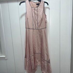 Donna Karan New York Dress NWT! Handkerchief Water Garden Blush Pink Sz XS.